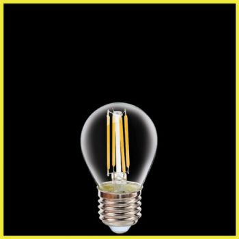 K Light HX-GB45-4W/WW 4W LED Filament GolfBall E27 Dimmable Warm White