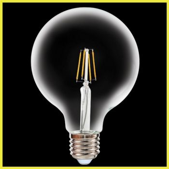 K Light HX-LG125-8W/NW 8W E27 LED G125 Ball Filament Bulb