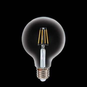 K Light HX-LG95-4W/WW 240v 4W E27 LED G95 Ball Filament Bulb