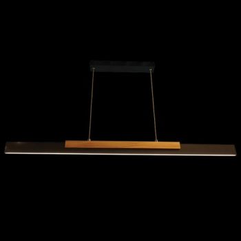 K Light J-K-LED-1293 230V 25W LED Woodline Linear Pendant 1 Black