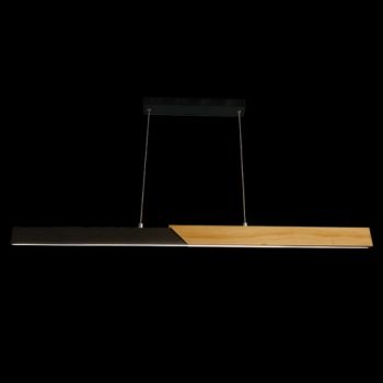K Light J-K-LED-1294 230V 25W LED Woodline Linear Pendant 2 Black