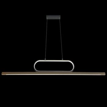 K Light J-K-LED-1542 230V 38W LED Woodline Linear Pendant 4 Black
