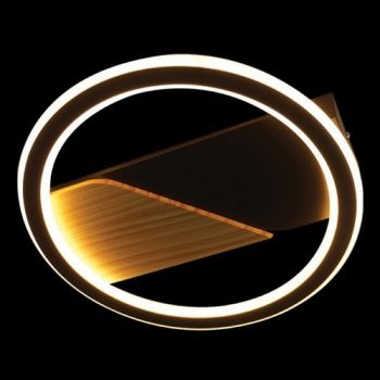 K Light J-KLC-LED-881 230V 18W LED Round Yin&Yang Ceiling Fitting Black