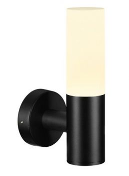 K Light JB-KLG-2763 230v E27 Candle Outdoor Wall Light Black with Polycarbonate Diffuser