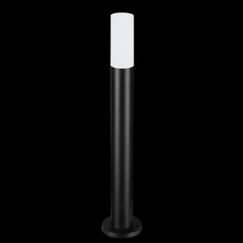 K Light JB-KLG-2764 230v 14W E27 Candle Bollard Black with polycarbonate diffuser
