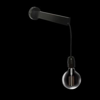K Light K-KLW-520/BL, K-KLW-520/ST Mobile Single Wall Light (Multiple Colours/Finishes)