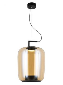 K Light K-LED-021/AB, K-LED-021/GR 230v 9W LED Magnum 1 Glass Pendant (Multiple Colours/Finishes)