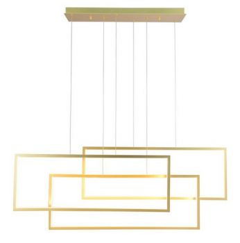 K Light WYN-LED-1021/GD 230v 100W LED Horizontal Enigma Pendant Electroplated Gold