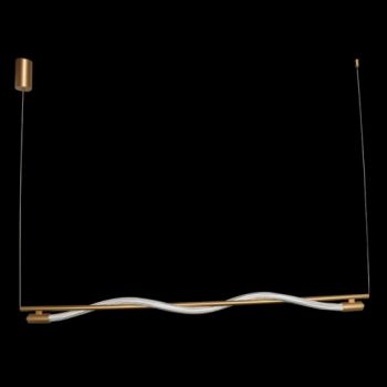 K Light K-LED-1713/13 230V 13W LED Pulse Pendant Gold