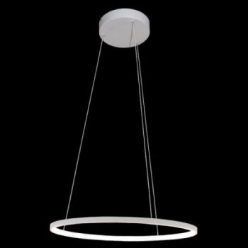 K Light K-LED-190-60/WH, K-LED-190-60/BL, K-LED-190-60/GD 230v 22W LED Dimmable 60cm Single Ribbon Pendant (Multiple Colours/Finishes)