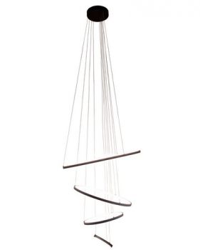 K Light K-LED-200/BL, K-LED-200/GD 230v 58W LED Ribbon Pendant (Multiple Colours/Finishes)