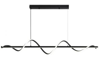 K Light K-LED-2058/BL, K-LED-2058/GD 230v 50W LED Whisper Pendant (Multiple Colours/Finishes)