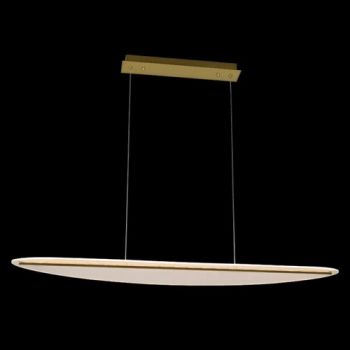 K Light K-LED-2423 230V 32W LED Nautilus Acrylic Pendant Satin Gold with clear glitter Acrylic