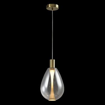K Light K-LED-401/SM, K-LED-401/CL, K-LED-401/AB 230V 5.4W LED Medium Balloon Glass Pendant (Multiple Colours/Finishes)