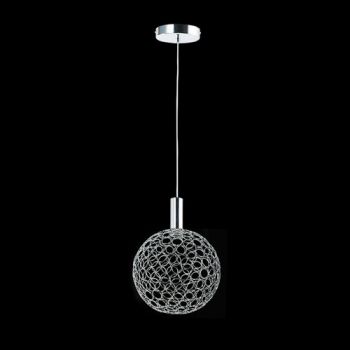 K Light K-LED-404-20/CH 230v 4.3W LED Medium Round Metal Ring Pendant