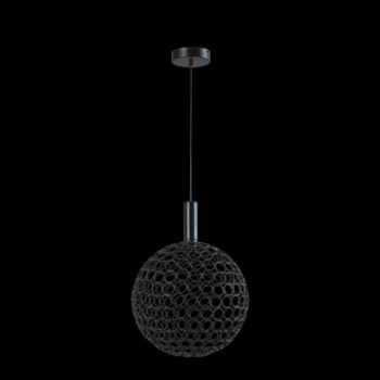 K Light K-LED-404-25/BL, K-LED-404-25/CH, K-LED-404-25/GD 230V 4.3W LED Large Round Metal Ring Pendant (Multiple Colours/Finishes)