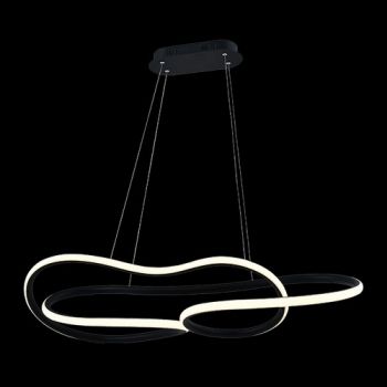 K Light K-LED-4827/BL 230V 60W LED Vortex Pendant Black