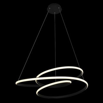 K Light K-LED-486/BL 230V 60W LED Orbit Pendant Black