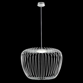 K Light K-LED-518L/WH 7.2W LED Large Apple Pendant White