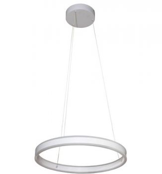 K Light K-LED-716/WH, K-LED-716/GD 230v 40W LED Eternity Pendant (Multiple Colours/Finishes)
