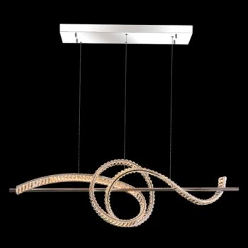 K Light K-LED-89315 230V 55W LED Symphony Crystal Chandelier