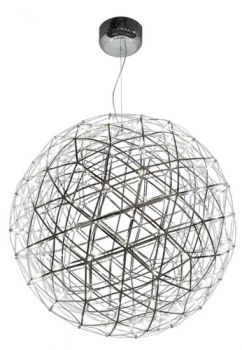 K Light K-LED-9027XL/NW, K-LED-9027XL/WW 75.6W LED Deathstar Stainless Steel Pendant Xlarge Silver (Multiple Colours/Finishes)
