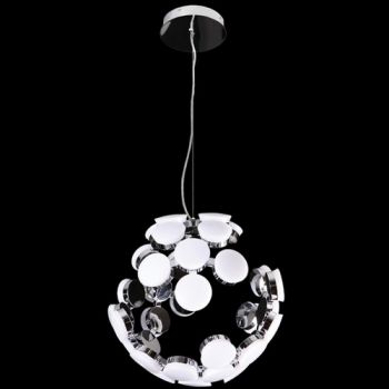 K Light K-LED-9066/CH LED 75W Meteor Pendant WW Chrome
