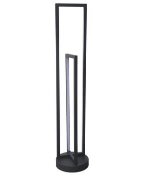 K Light K-LED-9182 230v 28W LED Slim Enigma Floor Lamp Black