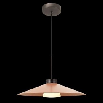 K Light K-LED-9569L/BRK 230v 8W LED Brick Metal Pendant Large