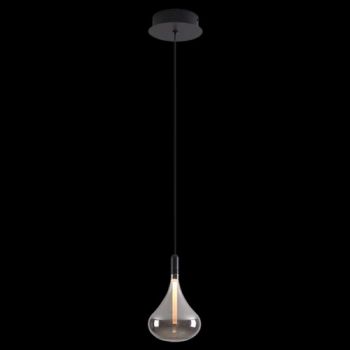 K Light K-LED-CC4-1/SM 230v 2.5W LED Cape Grape Smoke Glass Pendant Smoke Glass