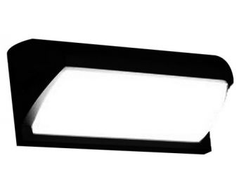 K Light KLB-LED-290 230v 20W LED SMD Coastal Curved Outdoor Wall Light Black