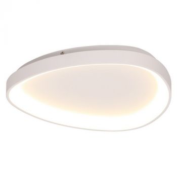 K Light KLC-LED2-42/WH 230V 36W Led Large Ovoid White 42Cm Framed Ceiling Fitting