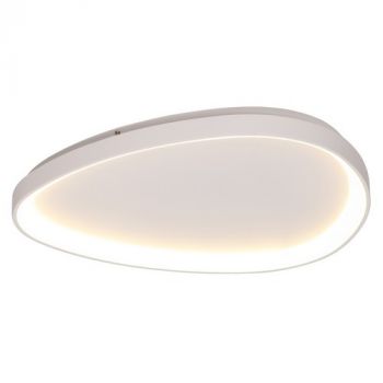 K Light KLC-LED2-60D/WH, KLC-LED2-60D/BL, KLC-LED2-60D/GD 230v 48W LED Large Ovoid 60cm Framed Ceiling Fitting (Multiple Colours/Finishes)