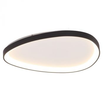 K Light KLC-LED2-60/BL 230V 48W Led Large Ovoid Black 60Cm Framed Ceiling Fitting