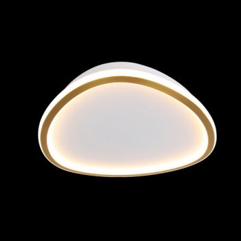 K Light KLC-LED3-60/GD 230V 43W Led Large Ovoid Gold 60Cm Slim Ceiling Fitting