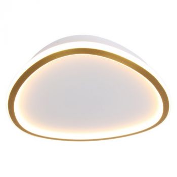 K Light KLC-LED3-42D/GD 230v 35W LED Large Ovoid Gold 42cm Slim Ceiling Fitting