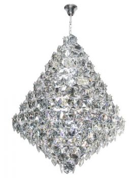 K Light KLCH-6003/51 230V 40W E14 Large Diamond Crystal Chandelier