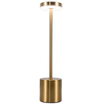 K Light KLT-8006/GD, KLT-8006/BL 230v 3W LED Vogue Rechargeable Table Lamp (Multiple Colours/Finishes)