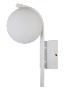 K Light WYN-KLW-735/WH 230v 40W G9 Curved Wall Light White