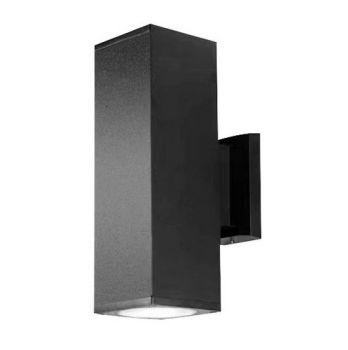 K-Light L-KLG-1805/2S-B 230v 3W GU10 Square Up and Down with Bracket Wall Light Black