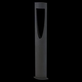 K Light L-LED-008 230V 9W LED Garden Bollard Black