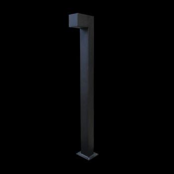 K Light L-LED-054/BL 7W LED COB Square Bollard Black