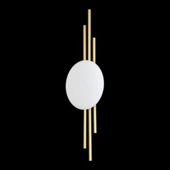 K Light LED-652/GD, LED-652/BL 230V 10W LED 3 Bar Wall Light (Multiple Colours/Finishes)