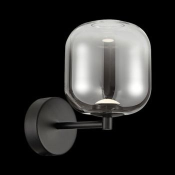K Light LED-943/SM, LED-943/WH 230v 4W LED Misty Morning Wall Light (Multiple Colours/Finishes)
