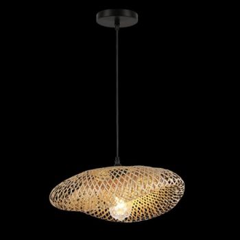K Light LW-KLCH-102/40 230v 40W E27 40cm Medium Bamboo Pendant