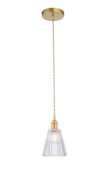 K Light LW-KLCH-4164 Vintage Cut Glass Pendant Satin Gold
