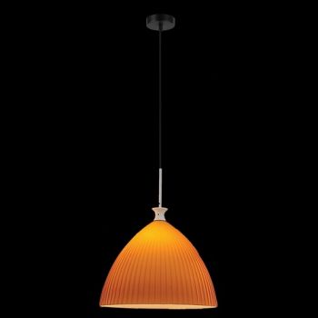 K Light M-KLCH-5011-1BO 230v 40W E14 Glass Large Round Pendant