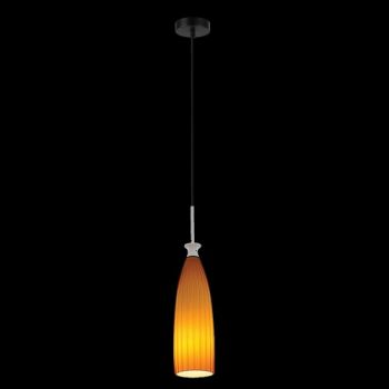 K Light M-KLCH-5011-1LO 230v 40W E14 Glass Long Pendant