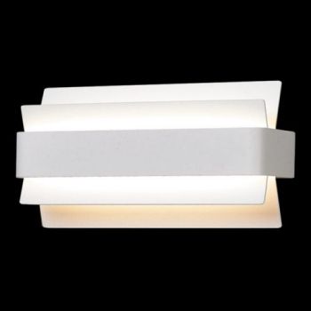 K Light M-LED-1440L/WH 230v 16W LED Large Slated Wall Light White