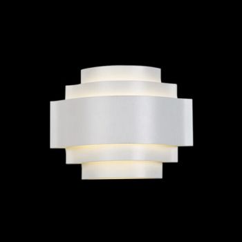 K Light M-LED-1464M/WH 230v 12W LED Medium 5-Step Wall Light White